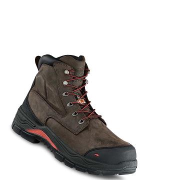 Red Wing King Toe® ADC 6-inch Insulated, CSA Safety Toe Men's Waterproof Boots Taupe | ZA 414GSO